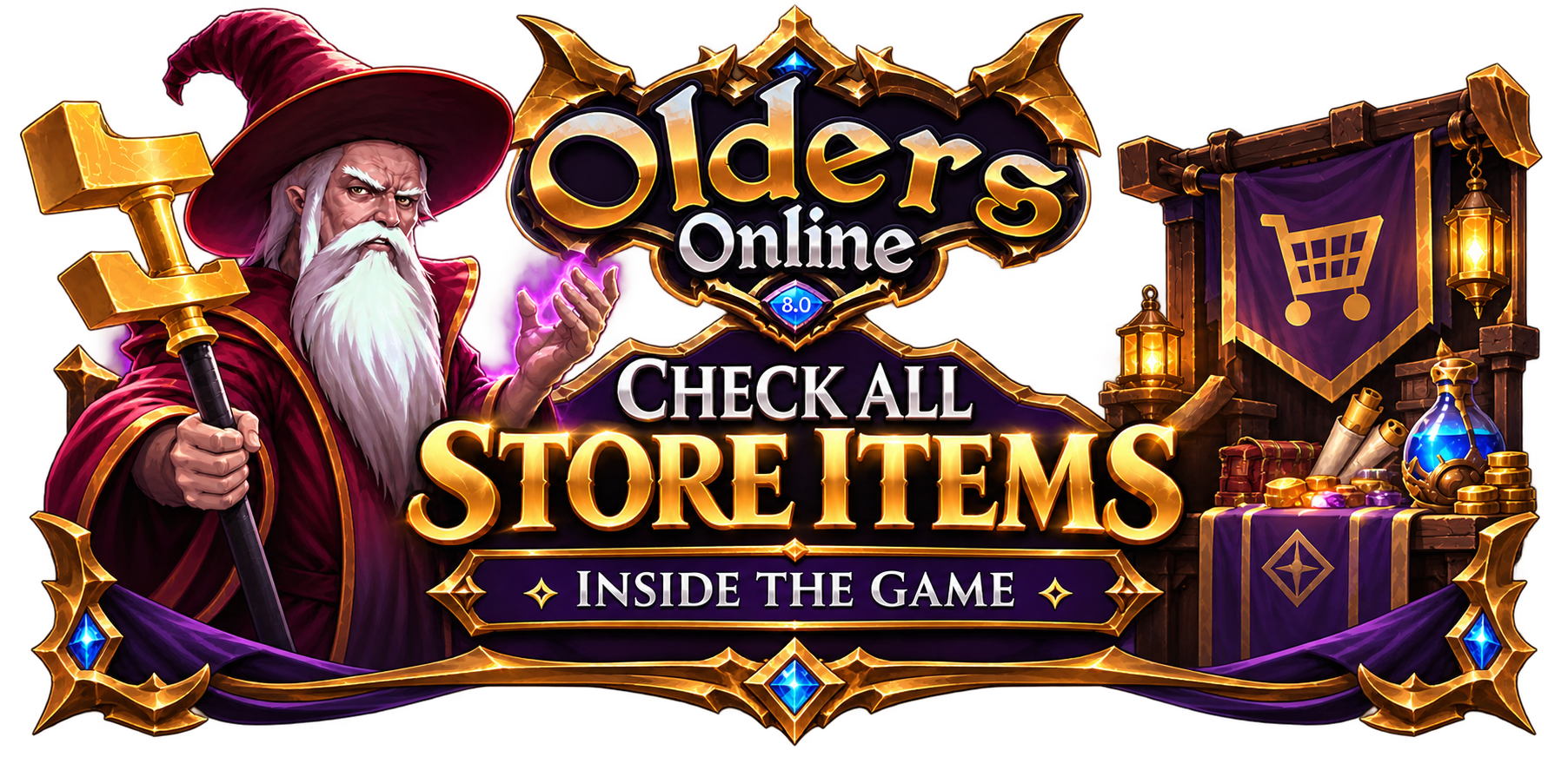 Check all store items inside the game
